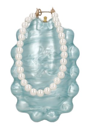 AT NIGHT WRISTLET - Geantă de mână - light blue