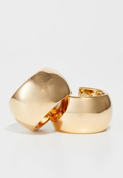 Uncommon Matters SCULPTURAL LARGE CREOLE - Σκουλαρίκια - gold-coloured