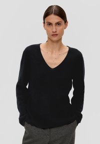 s.Oliver BLACK LABEL - Strickpullover - schwarz Thumbnail-Bild 1