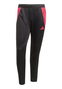 TIRO24 TRAINING PANT SLIM - Tajice - black pure ruby