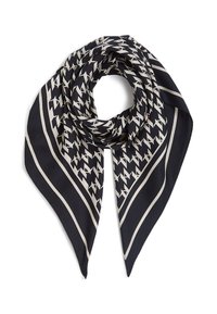 MONOGRAM SILK - Sál - black white