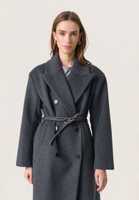 Soaked in Luxury MAFALDA - Cappotto classico - dark grey melange