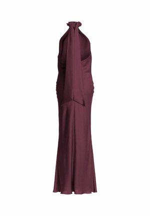 Lipsy HALTER NECK ASYMMETRIC - Etuikleid - red/rot