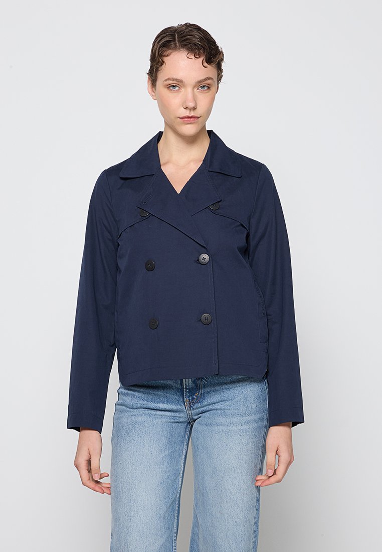 dreimaster Lichte jas donkerblauw