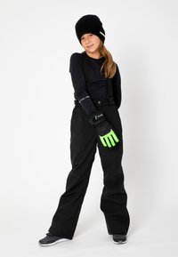 Reusch TEDDY GORE-TEX - Gants - black/neon green