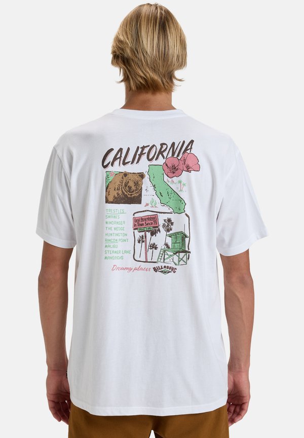 DREAMY PLACE - Print T-shirt - wht