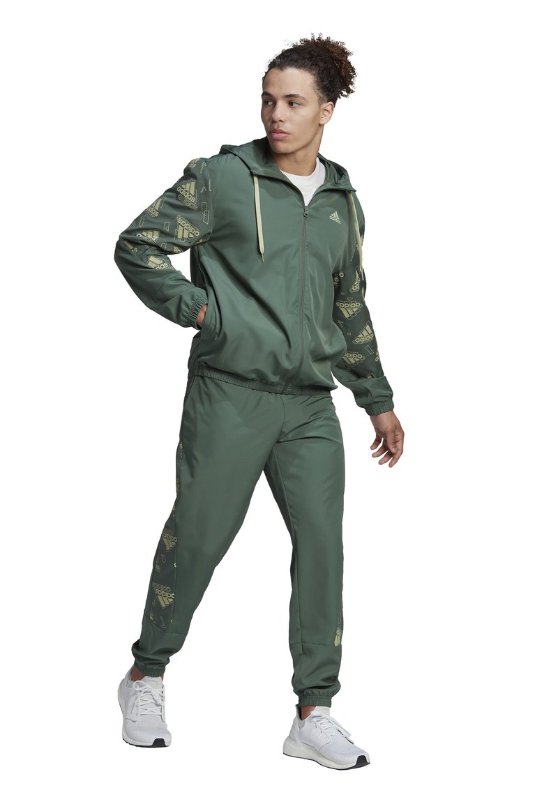 Adidas Performance Mts Wov Aop - Tracksuit - Green Oxide/Green -  Zalando.Co.Uk