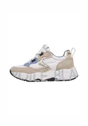 Sneakers laag - weiß beige