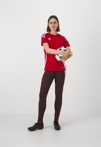 adidas Performance FC BAYERN M�NCHEN TRAINING PANT W - Športne kratke hlače - shadow maroon/red