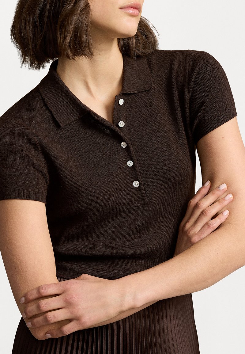 sweater-bodice short-sleeve dress Classic Choice Knit Dress M Black by Lane 201