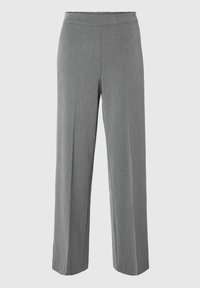WIDE FIT - Nohavice - medium grey melange