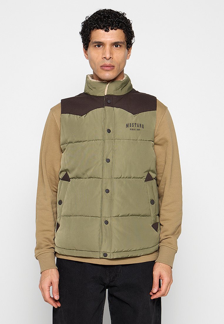 mustang Bodywarmer groen mustang Bodywarmer groen