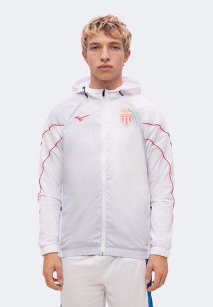 Mizuno, PRE MATCH HOODED ANTHEM JACKET MONACO - Ветровка - white