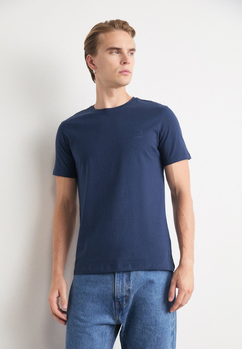 BOSS TALES - Tricou basic - open blue