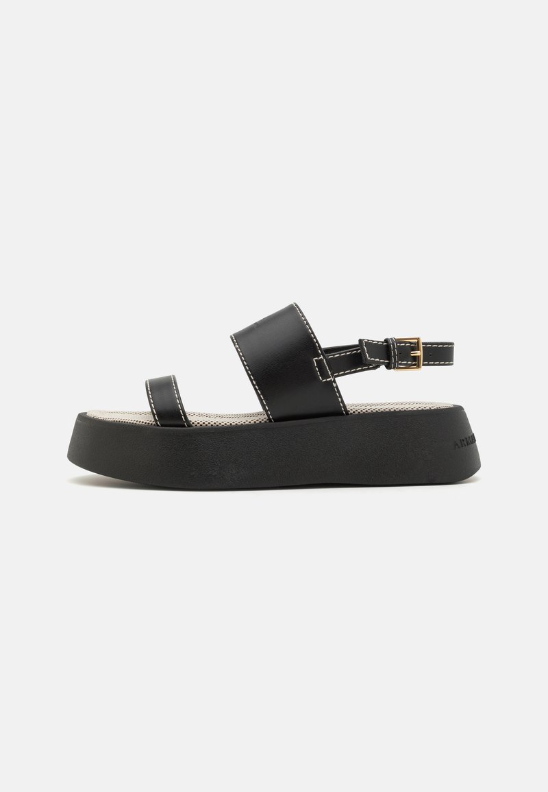 Armani Exchange Platvormsandaalid - black