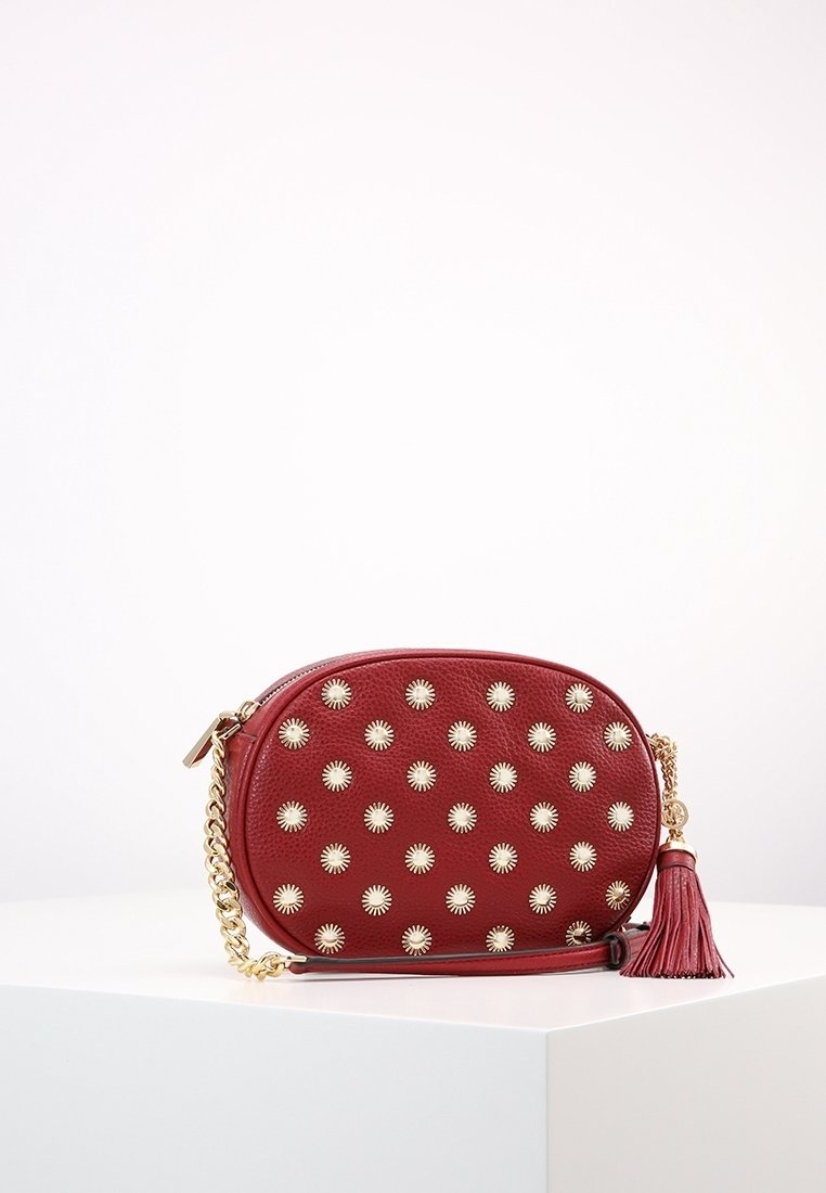 MICHAEL Michael Kors Sac bandouli?�re - dark red/rouge fonc?� - (Seconde main) - ZALANDO.FR