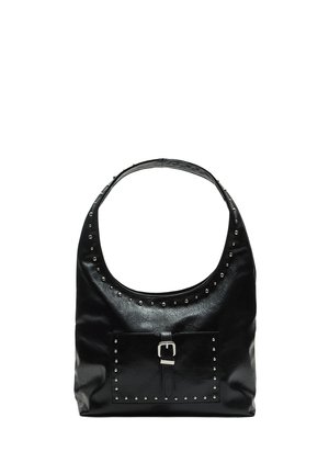 STUDDED SHOULDER - Handbag - black