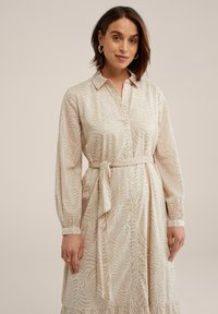 WE Fashion Abito a camicia - beige