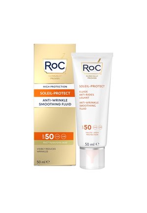 ROC SOLEIL-PROTECT ANTI-WRINKLE SMOOTHING FLUID SPF50+ 50ML - Zonnebrandcrème - multi coloured