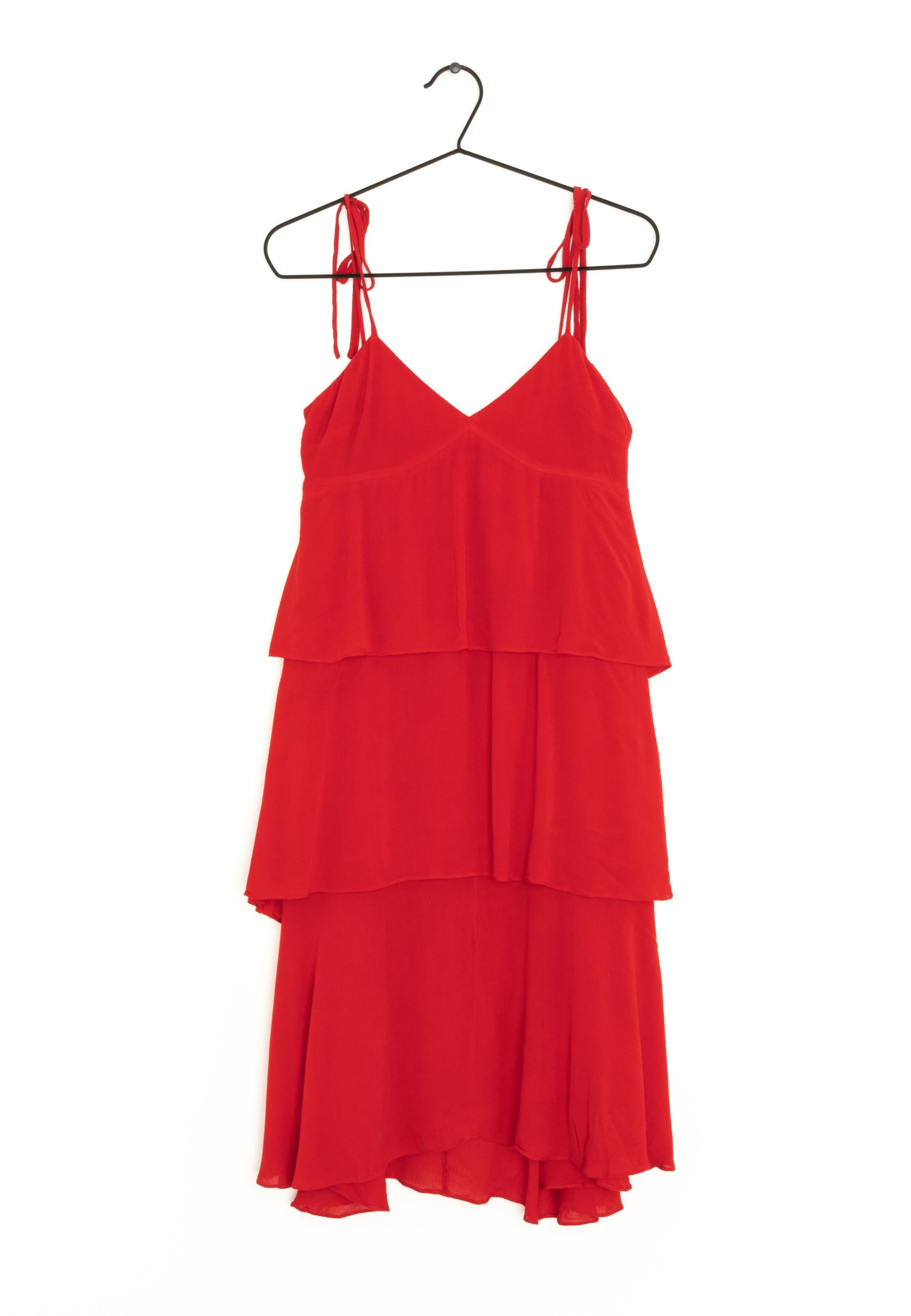 Club Monaco Day dress - red - (Pre-owned) - Zalando