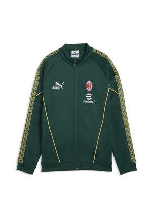 AC MILAN KING ANTHEM - Sweatjacke - dark myrtle/sunny yellow