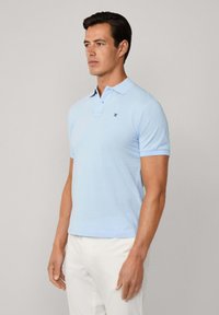 Hackett London SLIM FIT LOGO - Polokošeľa - sky blue