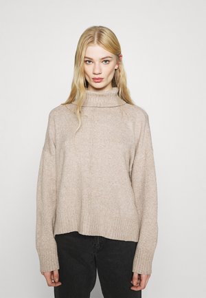 NMIAN ROLL NECK  - Pullover - beige