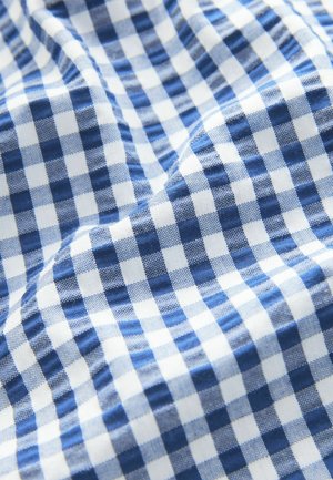 Next, TALL FIT - PULL ON GINGHAM  - Pantalon classique - blue