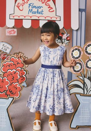 Next, REGULAR FIT - SLEEVELESS PROM  - Robe de jour - blue floral