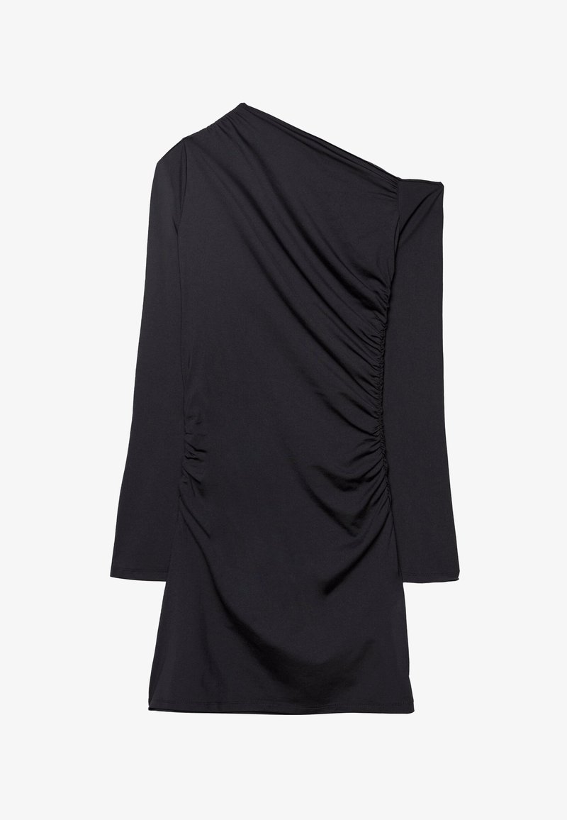 Stradivarius - Robe longue col roulé en maille - Gris Stradivarius - Robe longue col roulé en maille - Gris