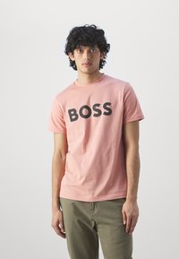 BOSS THINKING - Marškinėliai su spaudiniu - open pink
