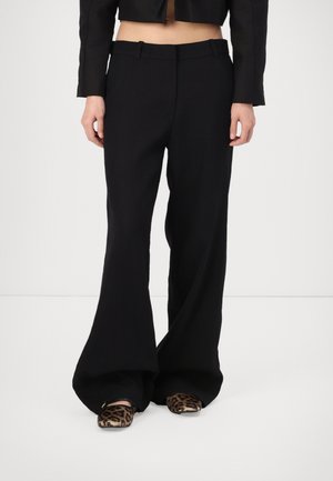 EMMI TROUSERS - Nohavice - black dark
