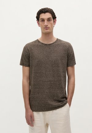 Scalpers COUNTRY TEE - T-shirt con stampa - dark brown