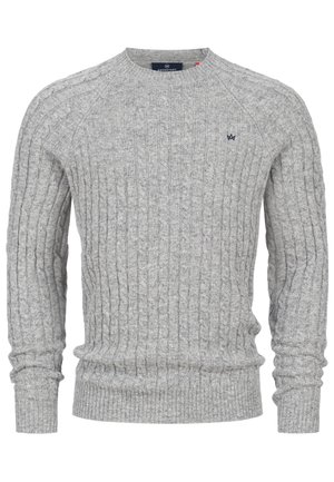 FLYNN CABEL CREW NECK - Maglione - lt grey mix