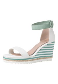 Marco Tozzi BY GUIDO MARIA KRETSCHMER - High Heel Sandalette - white/sage
