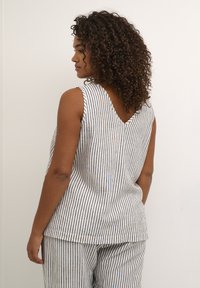 Kaffe Curve KCMILLE - Top - chalk black stripe