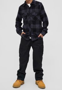 Brandit Overhemd - black/grey