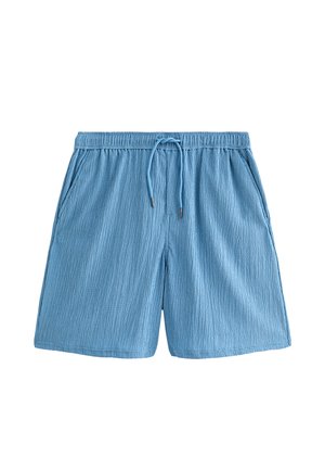 New Look, LIGHT  REGULAR TEXTURED DRAWSTRING SHORTS - Shorts - pale blue