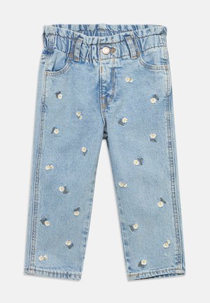 MOM EMBRO - Slim fit jeans - light wash