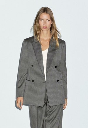 PINSTRIPE - Blazer - grey
