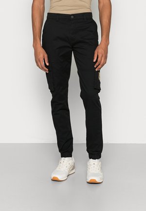 CARGO PATCH PANT - Cargohose - black