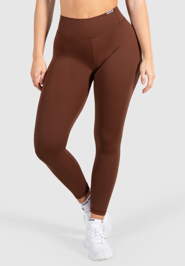 ADVANCE PRO MID RISE YOGA SPORT FITNESS - Tights - braun