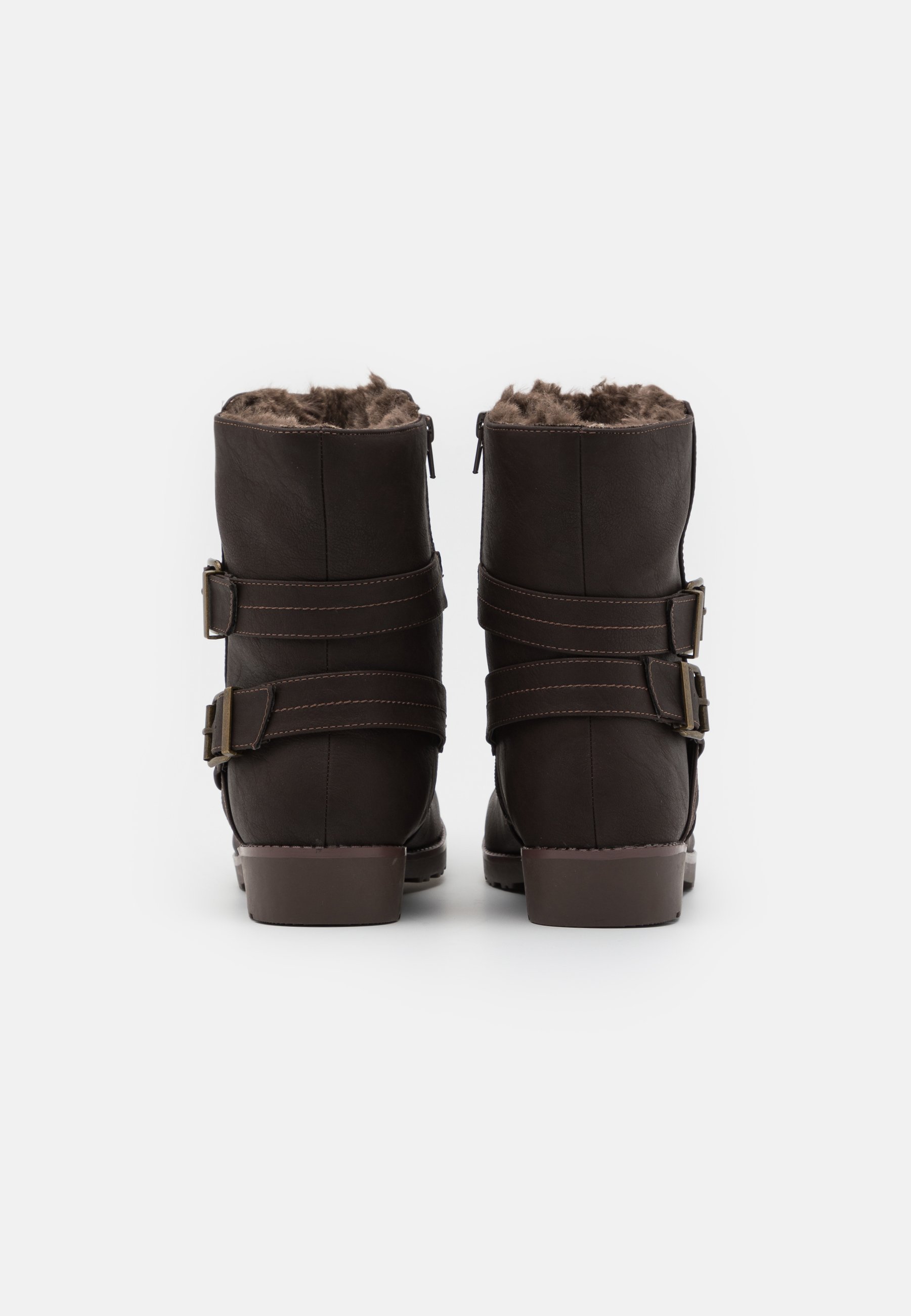 evans brown ankle boots