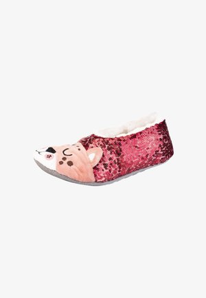 camano, HOMESLIPPER COSY FUNNY 1ER PACK UNISEX - Pantoffels - blush rosé