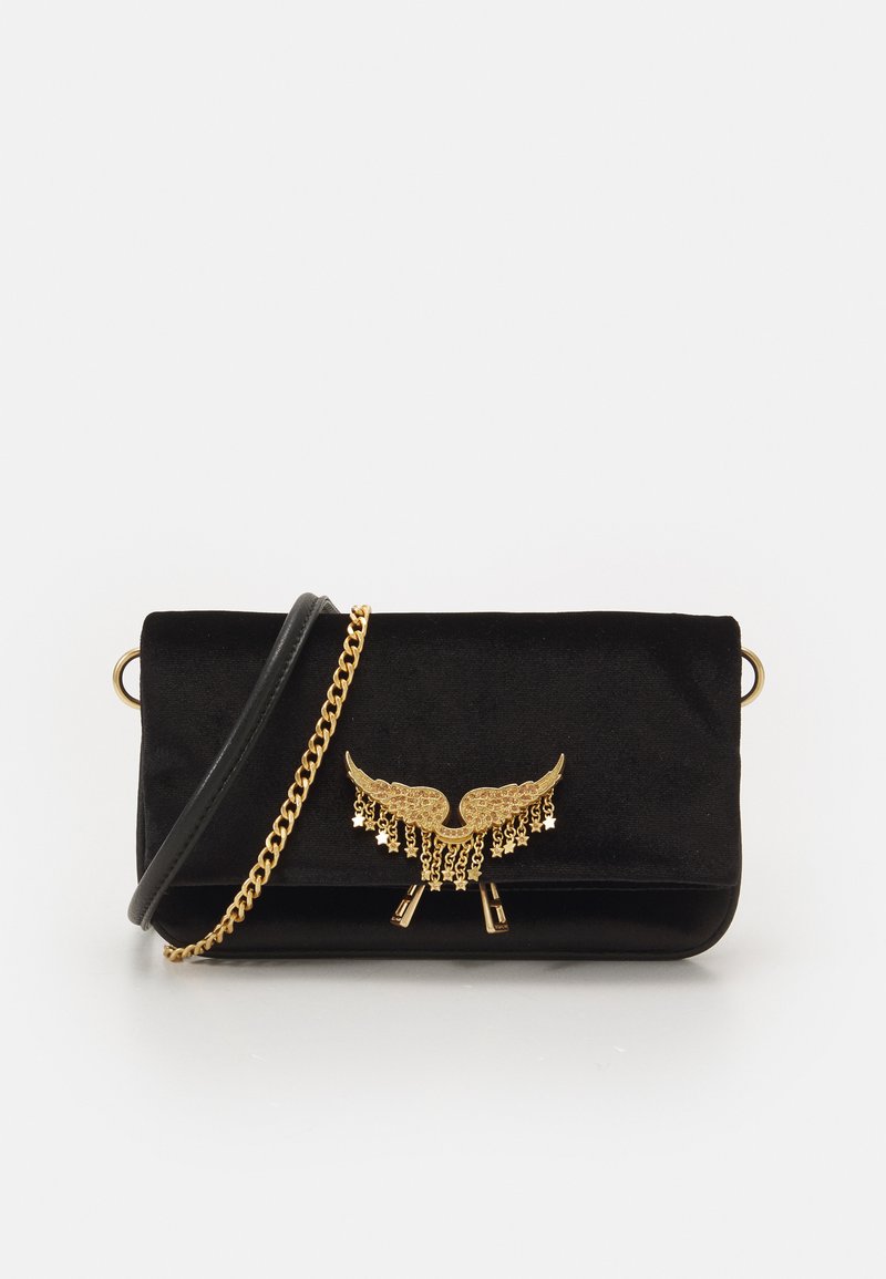Zadig & Voltaire ROCK NANO CHARM WINGS Clutch noir/schwarz Zalando.ch