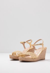 Unisa High heeled sandals - gold-coloured
