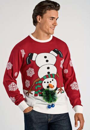 Lindbergh 3D INTERACTIVE XMAS - Strickpullover - red