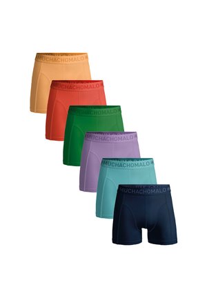 6-PACK SOLID - Trumpikės - blue purple green pink orange