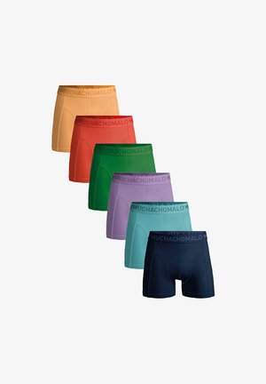 MUCHACHOMALO 6-PACK SOLID - Krátke boxerky - blue purple green pink orange