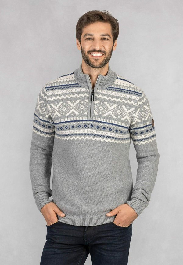 NORWEGER  - Strickpullover - schiefer